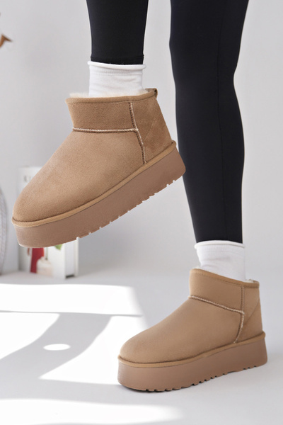 Freemax Детски термо ботуши от вълна Uggm.304 Vison