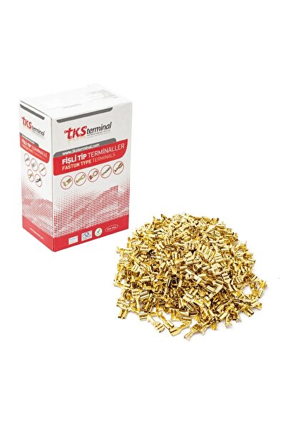 TKS SF-2D (6,3) Tırnaklı Terminal-Kablo Pabucu (300'lü Kutu)