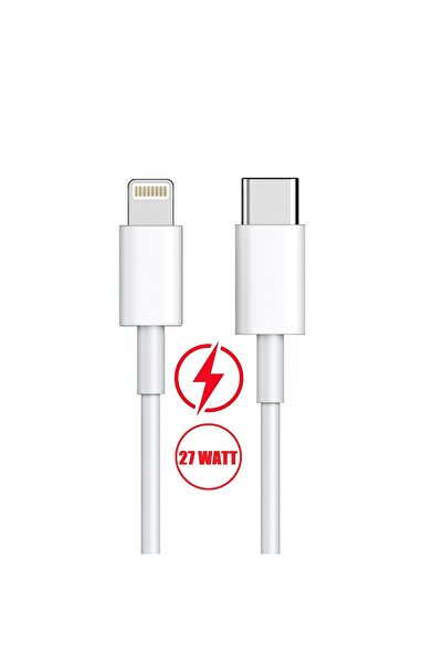 REMORAX iPhone Uyumlu 27Watt Hızlı Şarj Kablosu, Type C-Lightning, 8 X Xs Xr ...