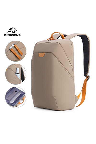 kingsons شنطة لاب توب محمولة على الظهر موديل كاكي K10056W