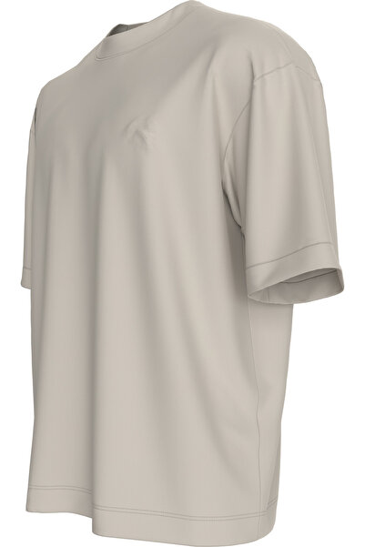 Calvin Klein Men Moonbeam Crew Neck Interlock T-Shirt