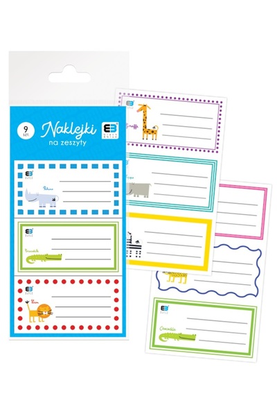 Other Autocolante școlare B&B Animals Interdruk 9 autocolante