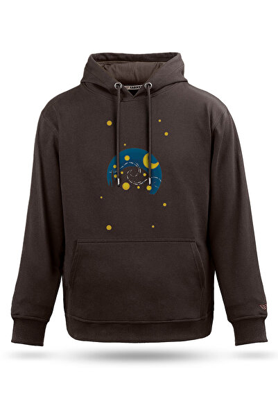 Tarrzzcom Lunar Glow Design Hooded Sweatshirt