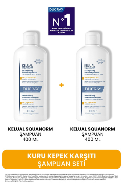 Ducray Kuru Kepek Karşıtı Şampuan Seti 2'Li Set
