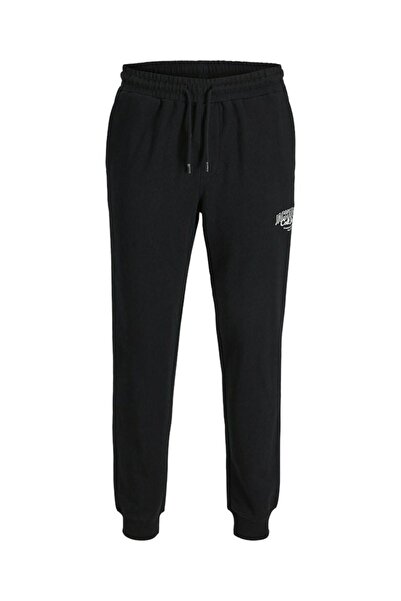Jack & Jones Ανδρικό μαύρο παντελόνι Jpstgordon Makoto Sweat Pants 12279104-Μαύρο