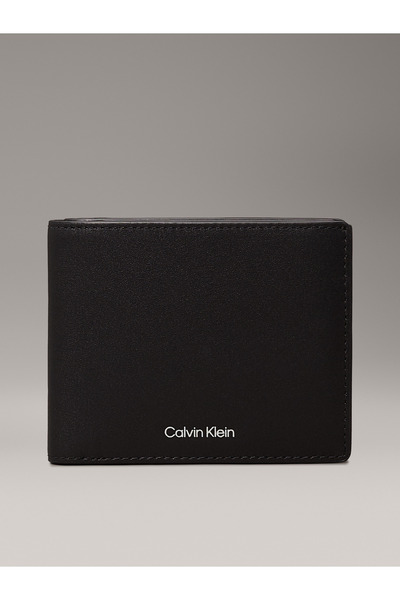 Calvin Klein Men Black Sleek Bifold 5CC Wallet