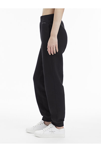 Calvin Klein Women Black Nano Logo Joggers