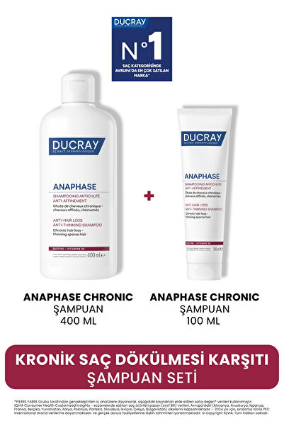 Ducray Kronik Saç Dökülmesi Karşıtı Şampuan Seti (100 ML + 400 ML)