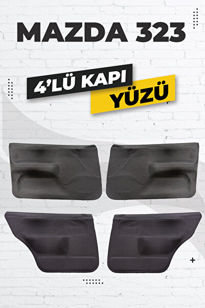 Şahinler Otomotiv Mazda 323 Sedan İç Döşeme Seti (1989–1995) Ön & Arka Kapı Fiber Döşeme