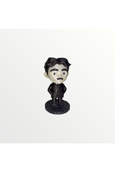Nikola Tesla 3D Baskı Figürü