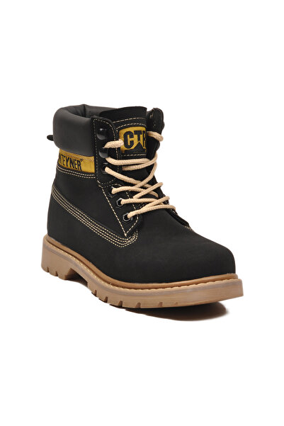 CONTEYNER ayakkabı Μαύρες αντιολισθητικές μπότες unisex 922 G