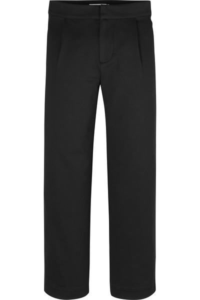 Calvin Klein Boys Black Punto Tailored Straight Trouser