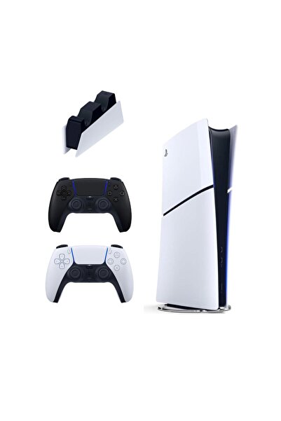 Sony Playstation 5 Slim Digital 825 GB + Şarj İstasyonu + 2. Siyah Dualsense İthalatçı Garantili