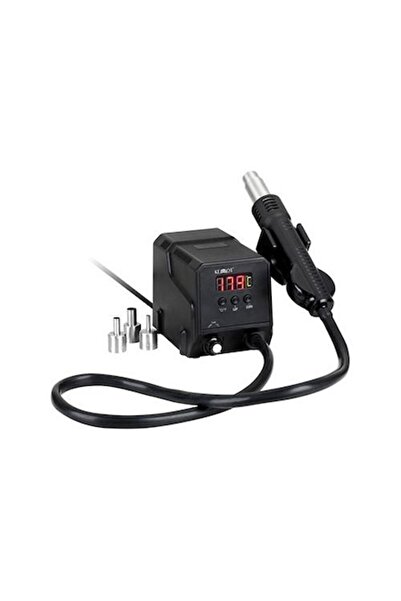 OEM Hot air soldering gun, 300 W, 100-500°C, set with 3 nozzles, 125 x 110 x 155 mm