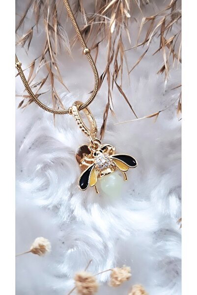 Serenity قلادة فولاذية على شكل يراعة