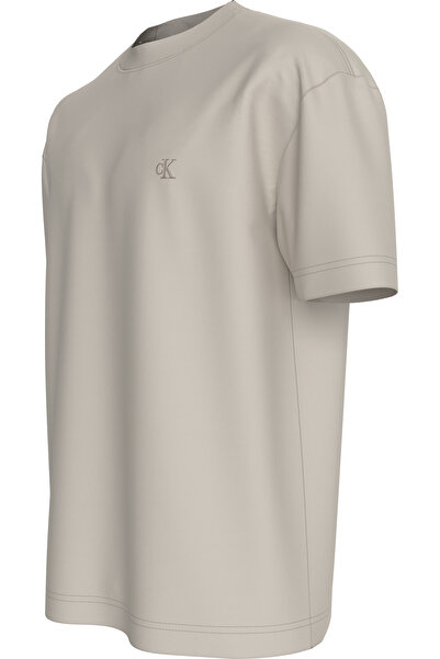 Calvin Klein Men Moonbeam Crew Neck Heavy Regular T-Shirt