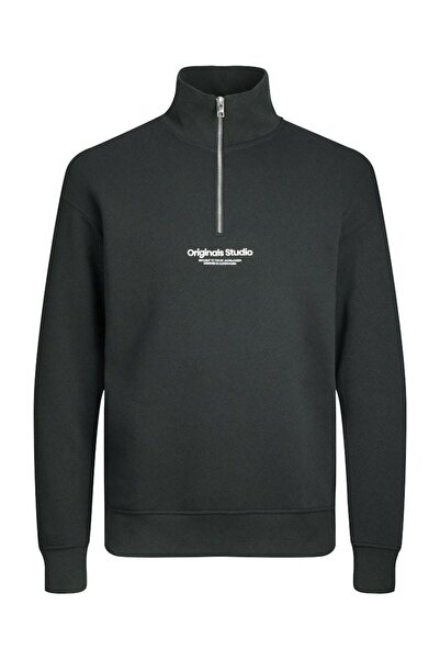 Jack & Jones سويت شيرت نص سويت شيرت Mit Halbem Reißverschluss