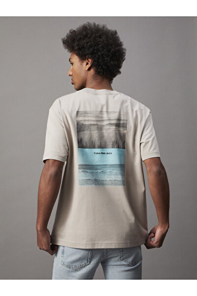 Calvin Klein Men Triple Atmosphere Two Tone Landscape T-Shirt