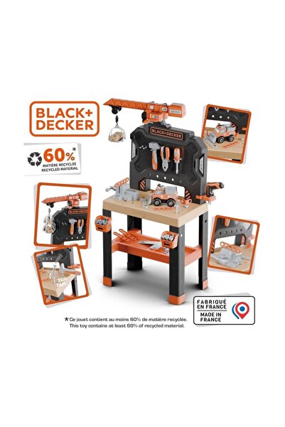 Smoby Black & Decker Vinçli Çalışma Tezgahı 360741