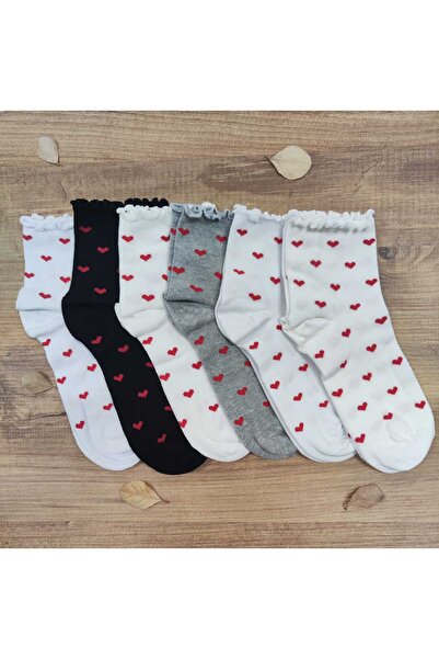 Leement socks 6 perechi de șosete din bumbac pentru femei, calitate fără cusă...