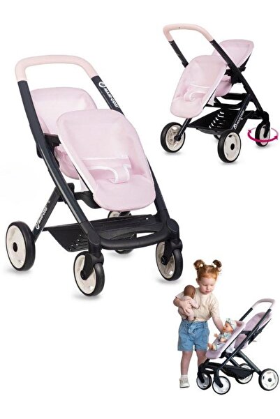 Smoby Maxi-Cosi&Quinny Oyuncak İkiz Bebek Arabası - Pembe 253221