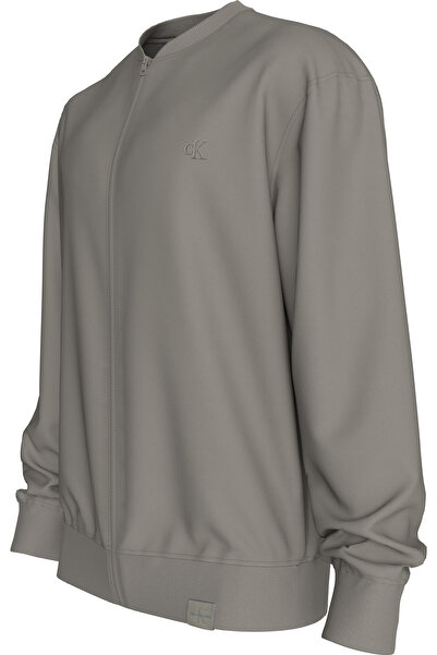 Calvin Klein Men Rock Ridge Embroidered Zip-Through Bomber Sweatshirt