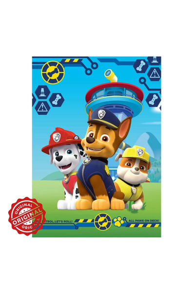 OEM Paw Patrol All Paws on Deck! children's fleece blanket, 100×140 cm, 264 g, Paw Patrol® licensed