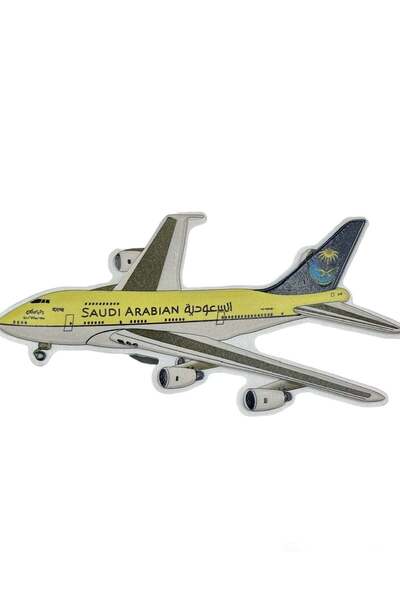 Shababuna X Hnak Saudi Arabia refrigerator magnet, Saudi Airlines plane
