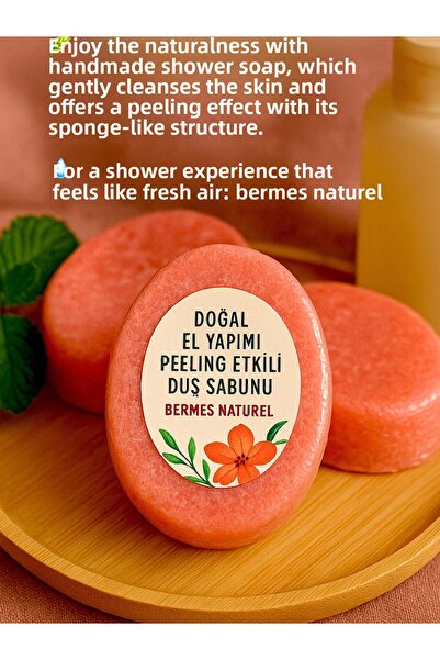 Bermess Natural Sponge Shower Soap