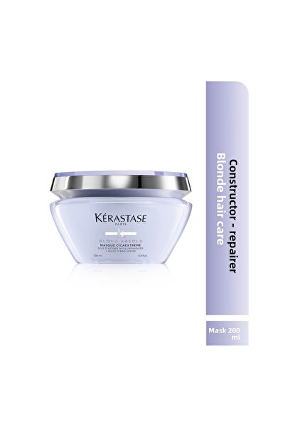 Kerastase قناع الشعر بلوند أبسولو ألترا فيوليت لتقليل الانعكاسات الصفراء المح...