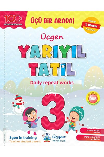 Üçgen Yayıncılık عطلة نصف العام للصف الثالث - دروس يومية تكرارية
