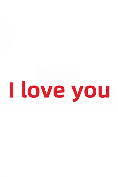 parti sürprizi I Love You Letter Foil Balloon Set
