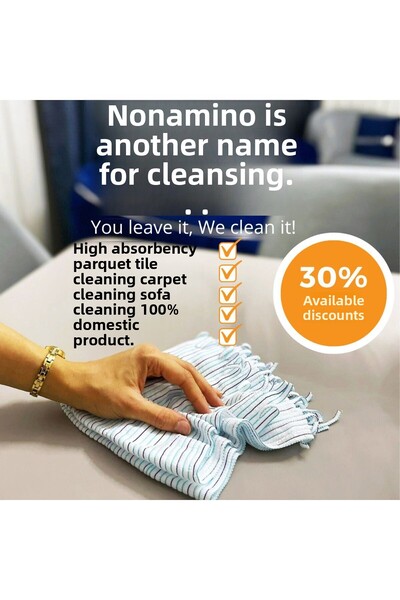 nonamino Set de cârpe de curățare din microfibră Pafi, 3 piese