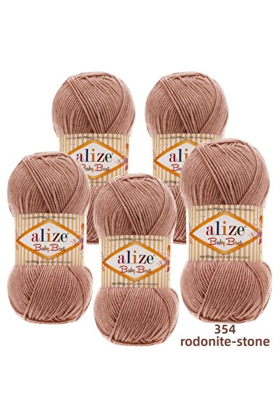 Ravepi Collection Alize Baby Best Pachet de 5 fire de tricotat manual Cod de culoare: 354