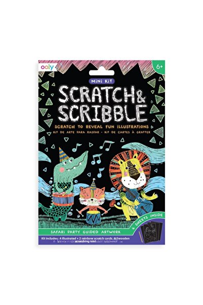 Ooly Mini Mâzgălituri și Scratch-uri - Petrecere Safari