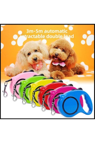 Duffa Automatic Dog Leash with 5 Meters Reel