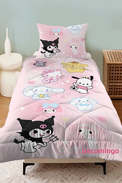 dekomingo Cuvernă matlasată pentru cameră pentru bebeluși și copii Sanrio Pin...