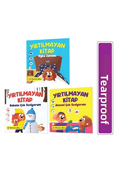 Enine Boyuna Eğitim Tear-Free Book Set - Walnut