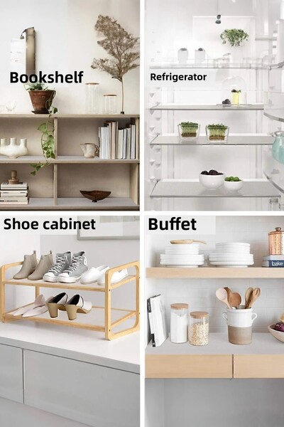 SİHİRLİ AYAKLAR Non-Slip Cabinet Interior Drawer Shelf Cover Non-Slip Kitchen Refrigerator Non-Slip Gray 45X300