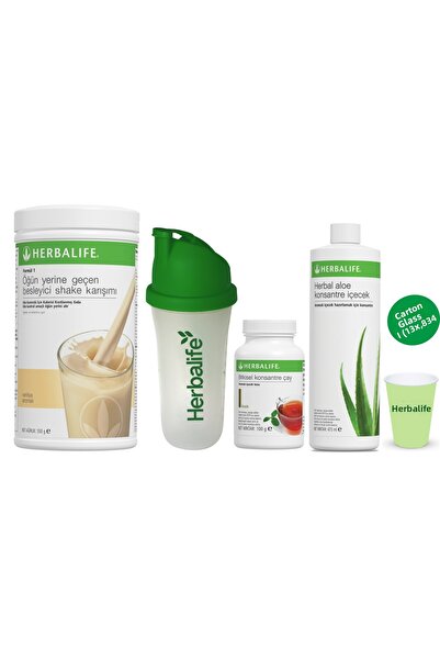 Herbalife شايك فانيليا شايك ألو مشروب مركز شاي كلاسيك 100 جرام