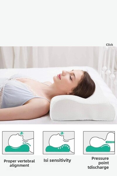 Viscomina Μαξιλάρι Visco Medium Ειδικού Σχεδιασμού για Άτομα με Κήλη και Επιπ...