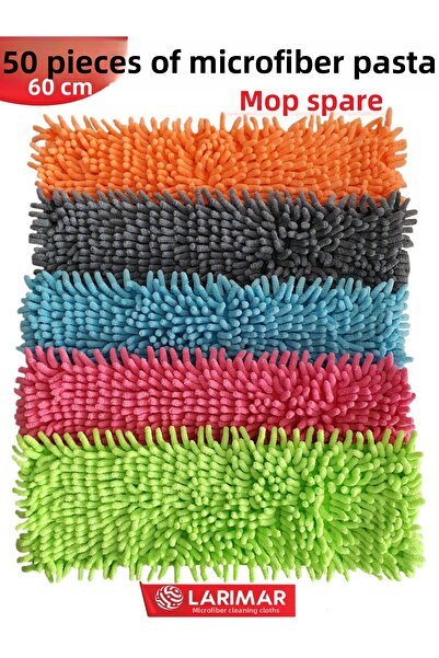 Larimar 50 bucăți mop pentru paste, mop de înlocuire din microfibră, cârpe de...