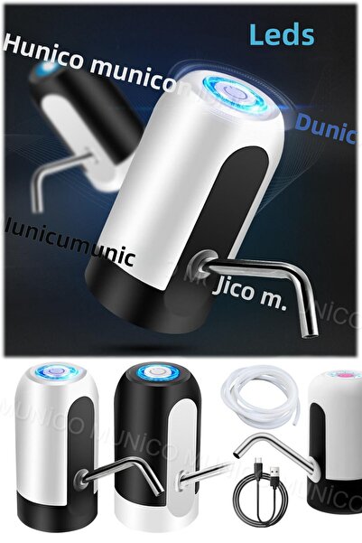 Munico Automatic Water Dispenser Pump Electric Portable Hotel Household Led L...