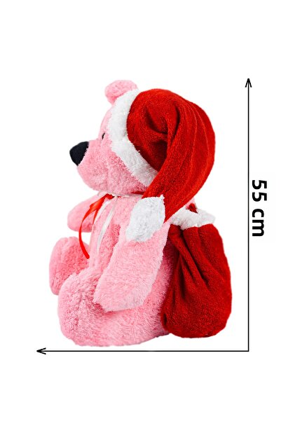 Özgüner Oyuncak 55 cm Santa Claus Teddy Bear - Cute and Cheerful Christmas Gift