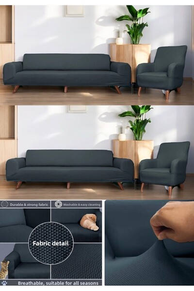 seltenet Mikropetek Stretch Elastic 3 3 1 1 Set husă canapea husă canapea hus...