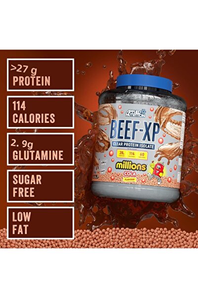 applied nutrition Beef XP Protein Isolate Cola Millions Zero Sugar, Low Fat, 1.8kg