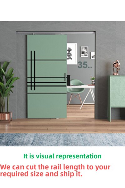 Raymek آلية الباب المنزلق الباب المنزلق (متضمن سكة بطول 3 أمتار) الباب نفسه غير متضمن.