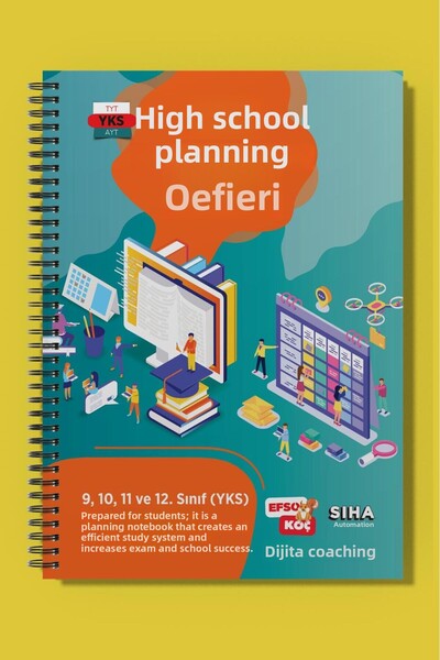 storebooks دفتر تخطيط المدرسة الثانوية - 9، 10، 11، 12. الصف والدراسات العليا...