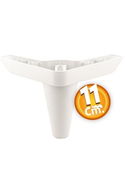 Badem10 Aspen Luxury Furniture Sofa Armchair Tv Unit Plinth Base Feet 11 Cm White Feet (4 PCS)