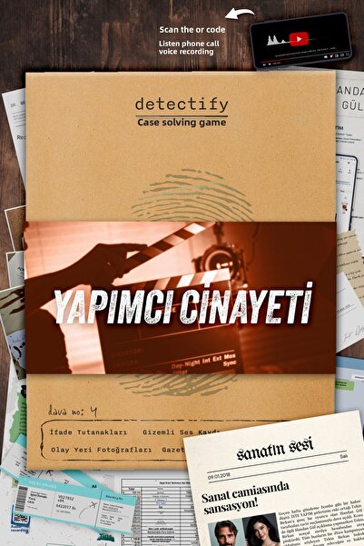 detectify لعبة محقق القتل المنتج، لعبة صندوق حل القضية، لعبة مباحث العثور على...